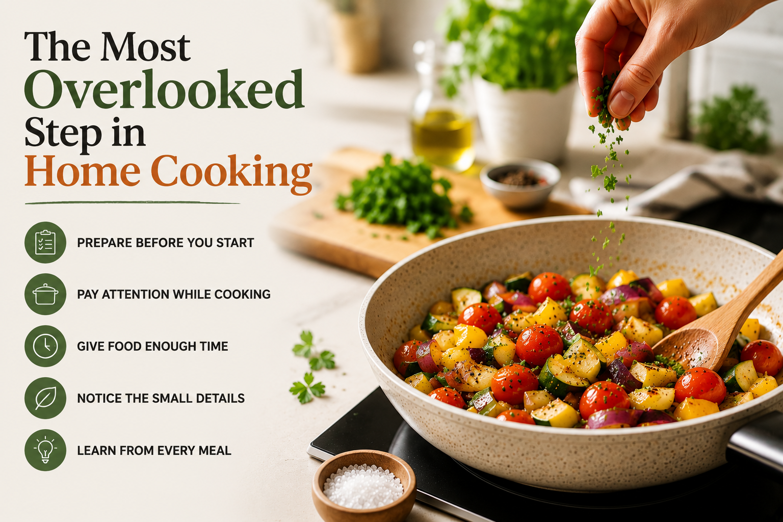 The Most Overlooked Step in Home Cooking